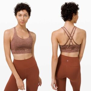 Lululemon Energy Bra *Long Line Ice Dye